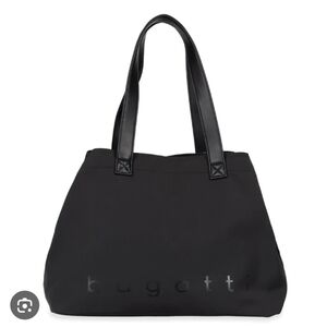 NWT Bugatti Brookside Classic Black Shoulder/Travel Bag